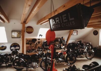 Showroom historických motorek